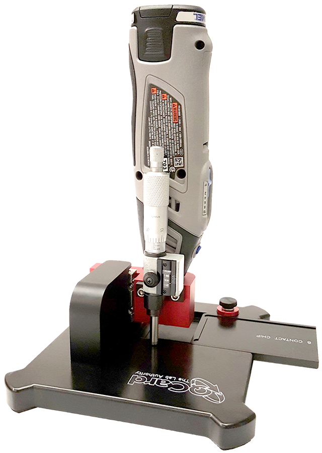 Image of q-card peel tester router tool