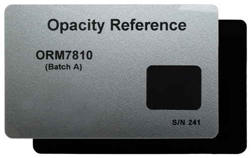 Opacity Reference Card