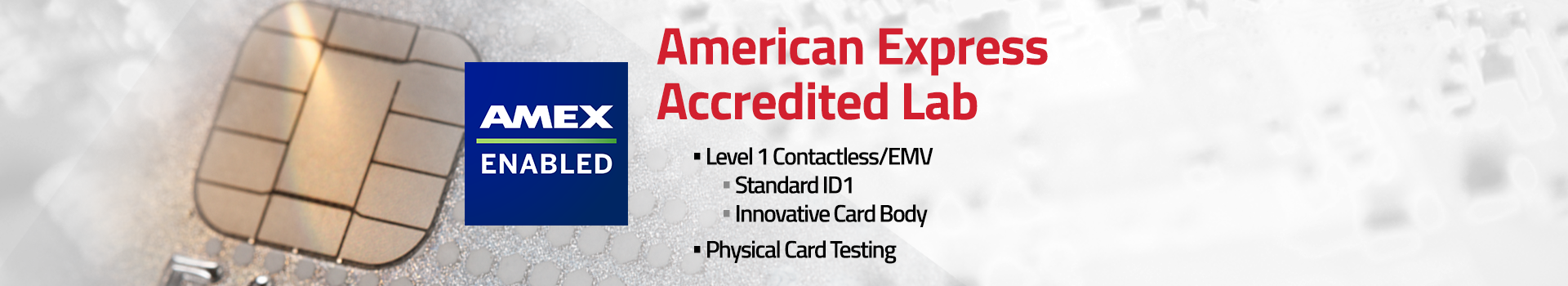 American Express Accredited Lab